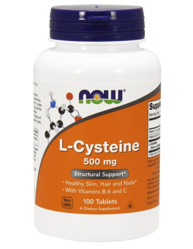L-Cysteine, 500mg - 100 tablets | NOW Foods
