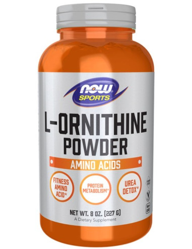 L-Ornithine, Powder - 227g | NOW Foods