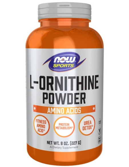 L-Ornithine, Powder - 227g | NOW Foods