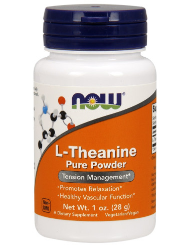 L-Theanine, Pure Powder - 28g | NOW Foods