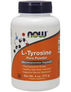 L-Tyrosine, Powder - 113g | NOW Foods
