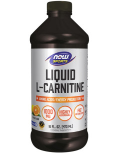 Liquid L-Carnitine, 1000mg Citrus - 473 ml. | NOW Foods