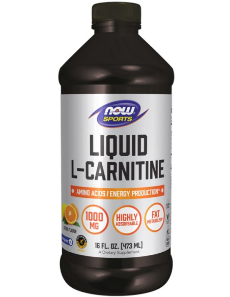 Liquid L-Carnitine, 1000mg Citrus - 473 ml. | NOW Foods