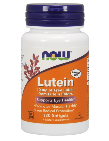 Lutein, 10mg - 120 softgels | NOW Foods
