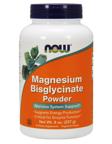 Magnesium Bisglycinate Powder - 227g | NOW Foods