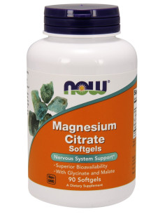 Magnesium Citrate Softgels - 90 softgels | NOW Foods