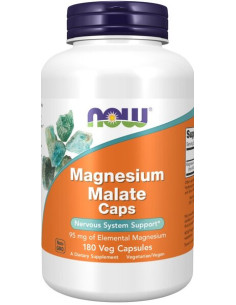 Magnesium Malate Caps - 180 vcaps | NOW Foods