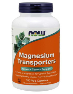 Magnesium Transporters - 180 vcaps | NOW Foods
