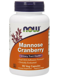 Mannose Cranberry - 90 vcaps | NOW Foods