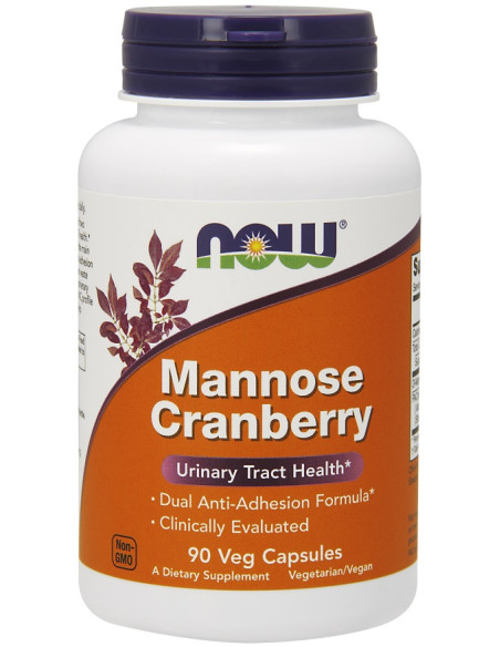 Mannose Cranberry - 90 vcaps | NOW Foods