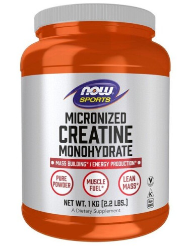 Micronized Creatine Monohydrate - 1000g | NOW...