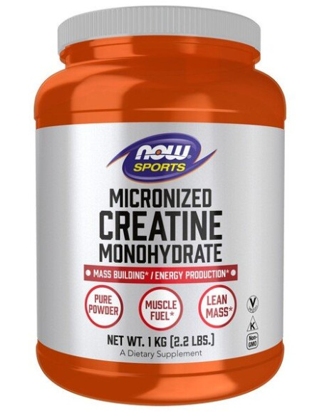 Micronized Creatine Monohydrate - 1000g | NOW Foods
