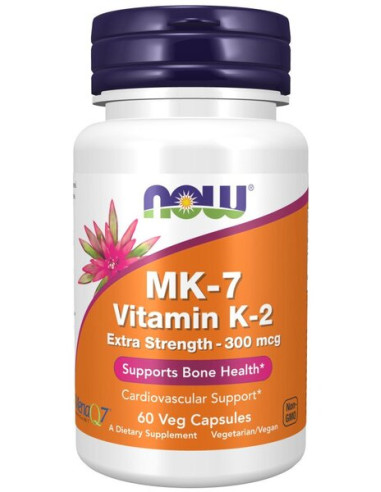 MK-7 Vitamin K-2, 300mcg Extra Strength - 60...