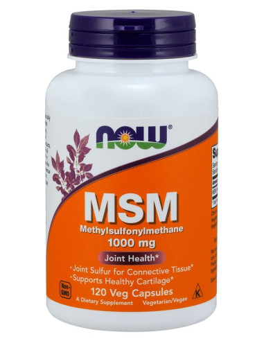 MSM Methylsulphonylmethane, 1000mg - 120 vcaps...