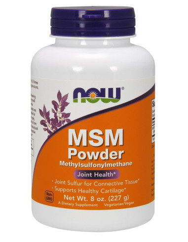 MSM Methylsulphonylmethane, Powder - 227g | NOW...