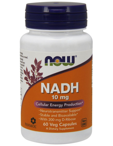 NADH, 10mg - 60 vcaps | NOW Foods