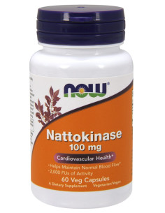 Nattokinase, 100mg - 60 vcaps | NOW Foods