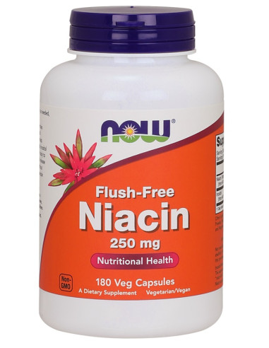 Niacin Flush-Free, 250mg - 180 vcaps | NOW Foods