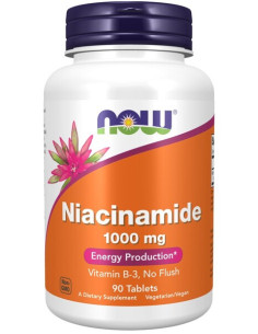 Niacinamide, 1000mg - 90 tablets | NOW Foods