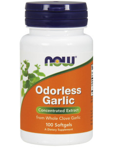 Odorless Garlic - 100 softgels | NOW Foods