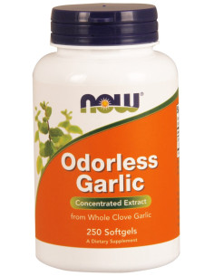 Odorless Garlic - 250 softgels | NOW Foods