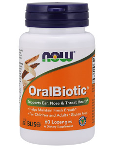 OralBiotic - 60 lozenges | NOW Foods