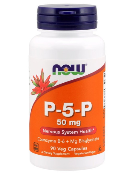 P-5-P, 50mg - 90 vcaps | NOW Foods
