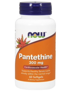 Pantethine, 300mg - 60 softgels | NOW Foods
