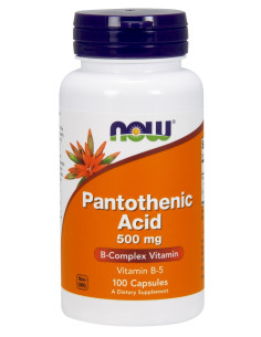 Pantothenic Acid, 500mg - 100 caps | NOW Foods