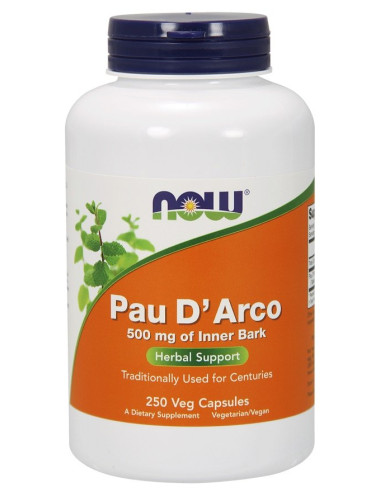 Pau D'Arco, 500mg - 250 vcaps | NOW Foods