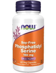 Phosphatidyl Serine, 150mg Soy Free - 60 vcaps | NOW Foods