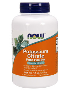 Potassium Citrate, Pure Powder - 340g | NOW Foods