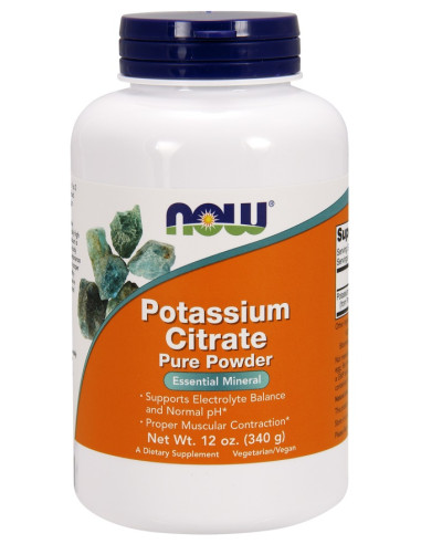 Potassium Citrate, Pure Powder - 340g | NOW Foods