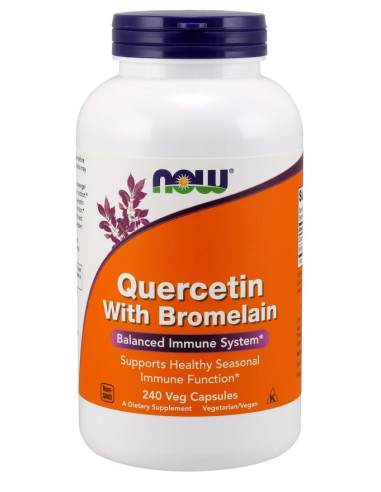 Quercetin with Bromelain - 240 vcaps | NOW Foods