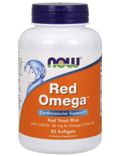 Red Omega (Red Yeast Rice) - 90 softgels | NOW Foods