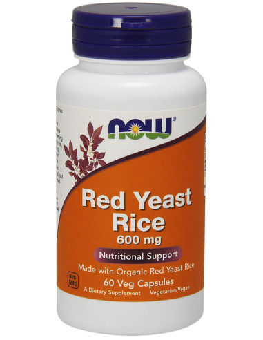 Red Yeast Rice, 600mg - 60 vcaps | NOW Foods