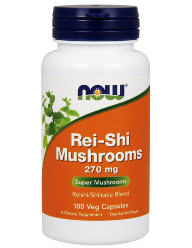 Rei-Shi Mushrooms, 270mg - 100 vcaps | NOW Foods
