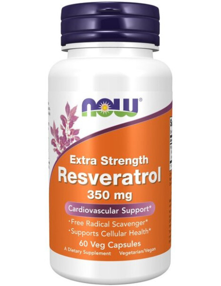 Resveratrol, Extra Strength 350mg - 60 vcaps | NOW Foods