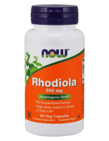 Rhodiola, 500mg - 60 vcaps | NOW Foods