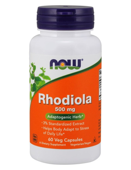 Rhodiola, 500mg - 60 vcaps | NOW Foods