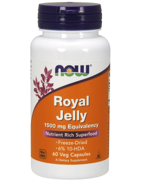 Royal Jelly, 1500mg Equivalency - 60 vcaps | NOW Foods