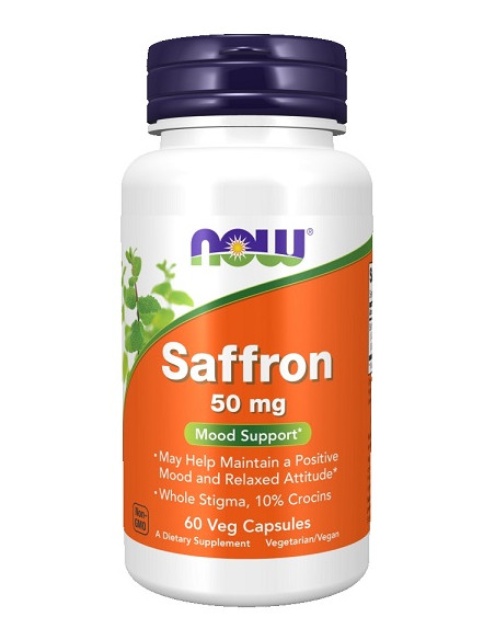 Saffron, 50mg - 60 vcaps | NOW Foods