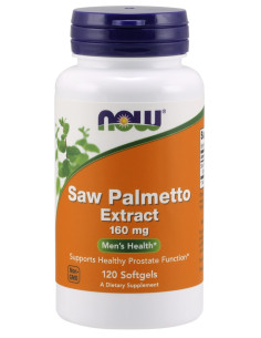 Saw Palmetto Extract, 160mg - 120 softgels | NOW Foods