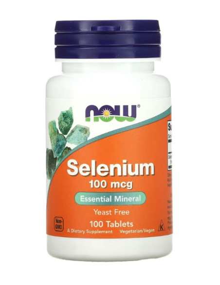 Selenium, 100mcg - 100 tabs | NOW Foods