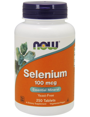 Selenium, 100mcg - 250 tabs | NOW Foods