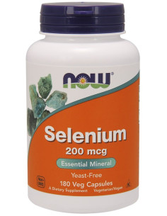 Selenium, 200mcg - 180 vcaps | NOW Foods