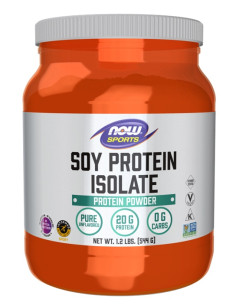 Soy Protein Isolate, Unflavored - 544g | NOW Foods