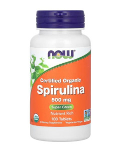 Spirulina, 500mg - 100 tabs | NOW Foods