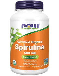 Spirulina, 500mg - 500 tabs | NOW Foods