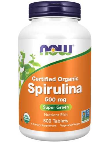 Spirulina, 500mg - 500 tabs | NOW Foods